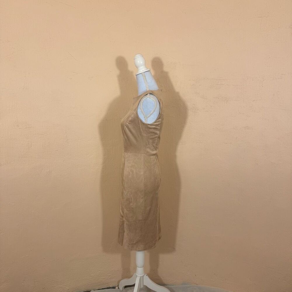 Forest Lily Faux Suede Sheath Dress size S - Picture 3 of 6